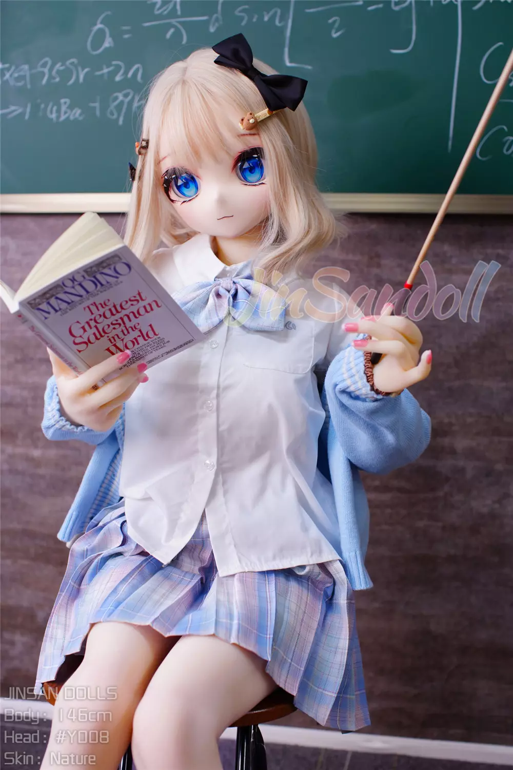 WM S-TPE 146cm Anime TPE Sex Doll with PVC Head #Y008